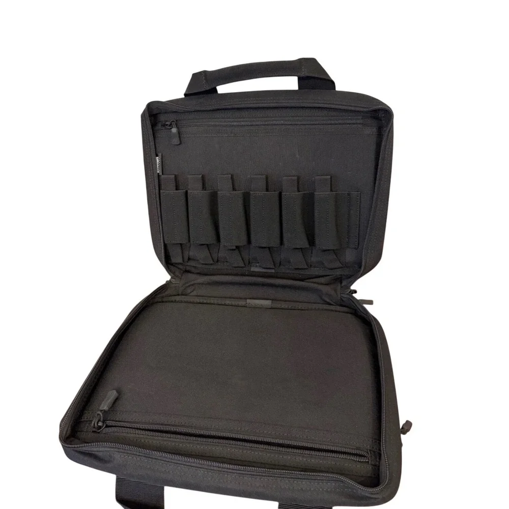 Savior Equipment Specialist Series Pistol Case Obsidian Black Soft Range Bag 13